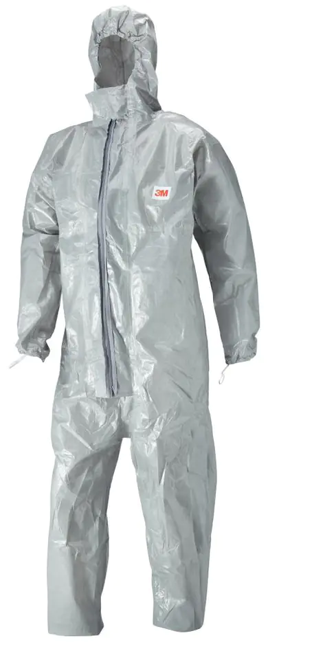 ⁨Protective suit 4570, grey, type 3/4/5/6 size M⁩ at Wasserman.eu