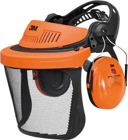 ⁨Multisystem for face and hearing protection G500, orange⁩ at Wasserman.eu