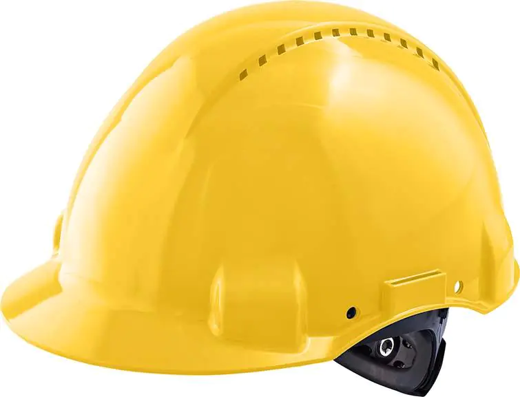 ⁨G3000N Safety Helmet, ABS, ratchet system, yellow⁩ at Wasserman.eu