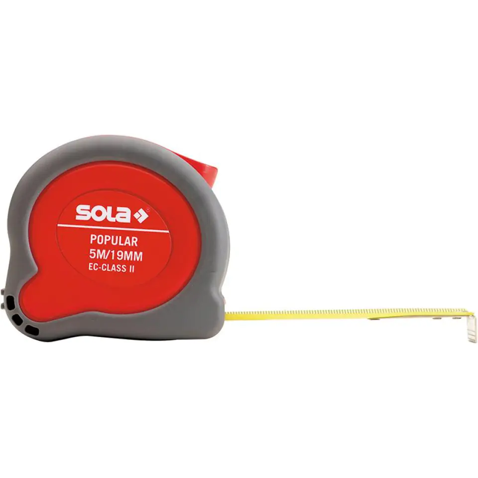 ⁨Tape measure wound on roll Popular 5 mx19mm salt⁩ at Wasserman.eu