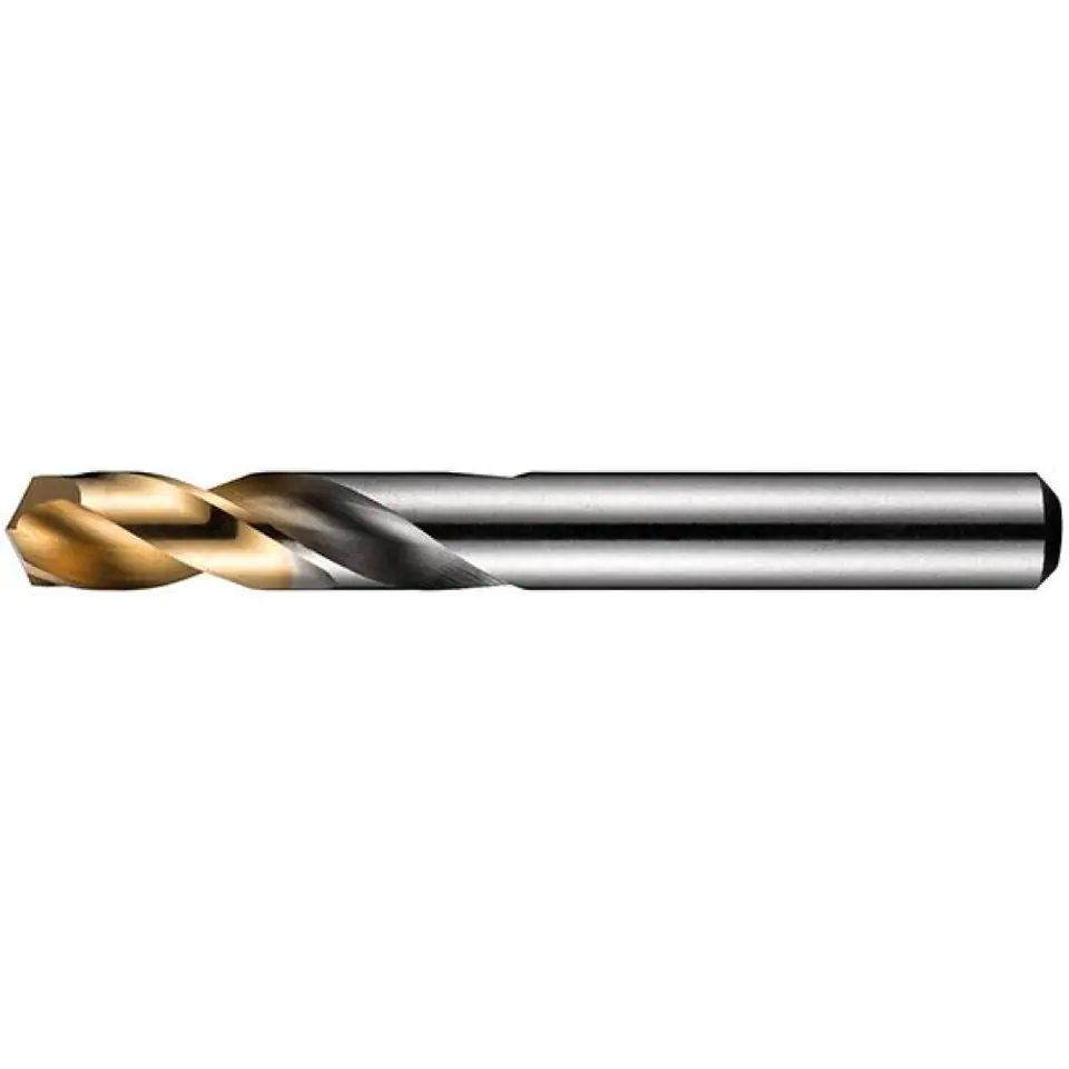 ⁨Drill short. HSS DIN1897N10,1mm 135G type N 2,5xD A02210.1 TiN Tip Dormer⁩ at Wasserman.eu