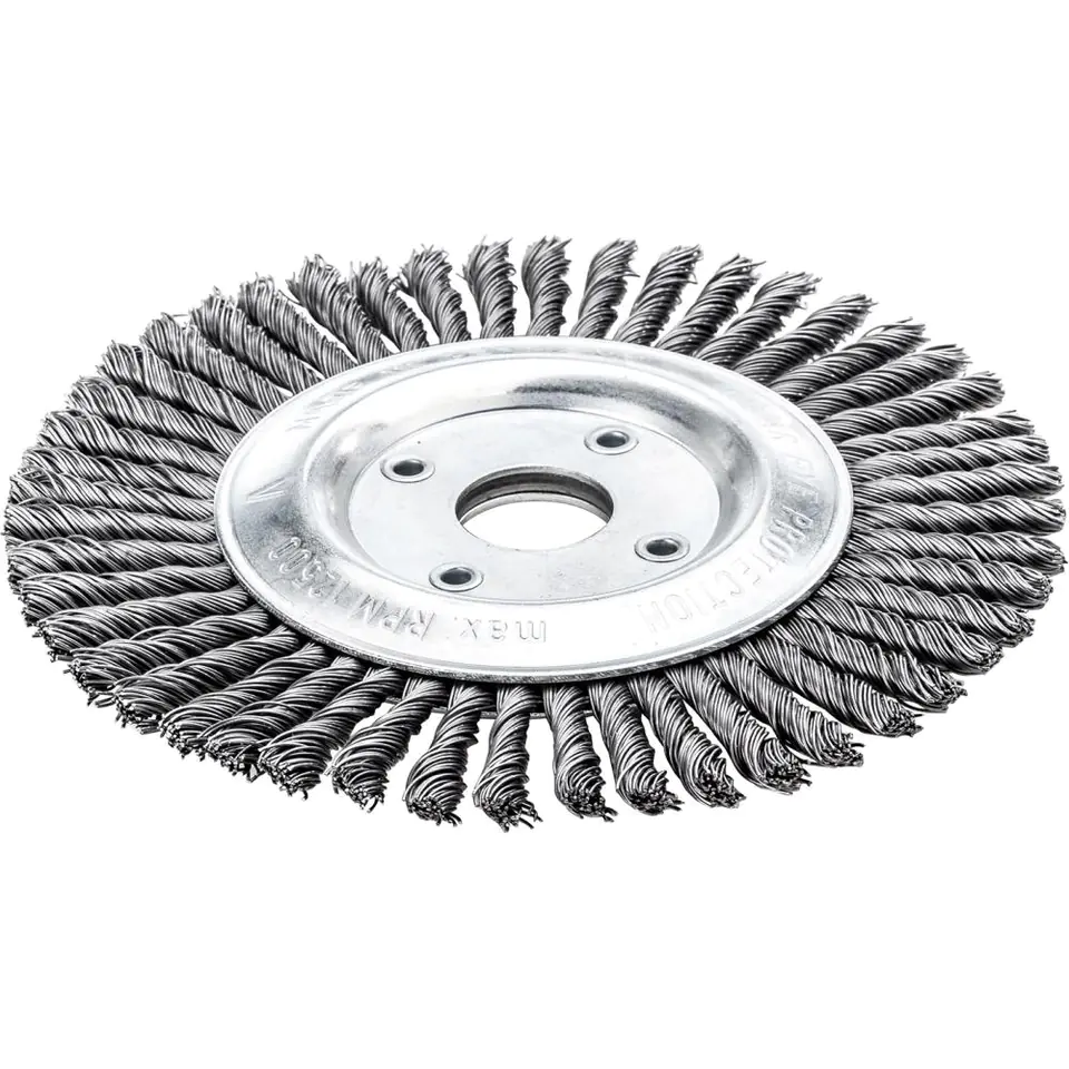 ⁨Disc brush. Pipetine, wire steel. 178x6mm braided 0,5mm Lessmann⁩ at Wasserman.eu