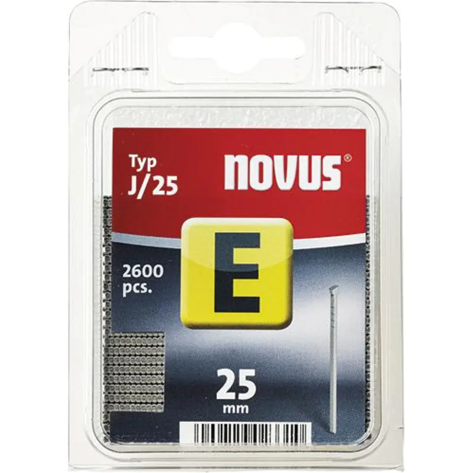Gwóźdź E typ J 19 mm po 2600 szt. Novus w sklepie Wasserman.eu