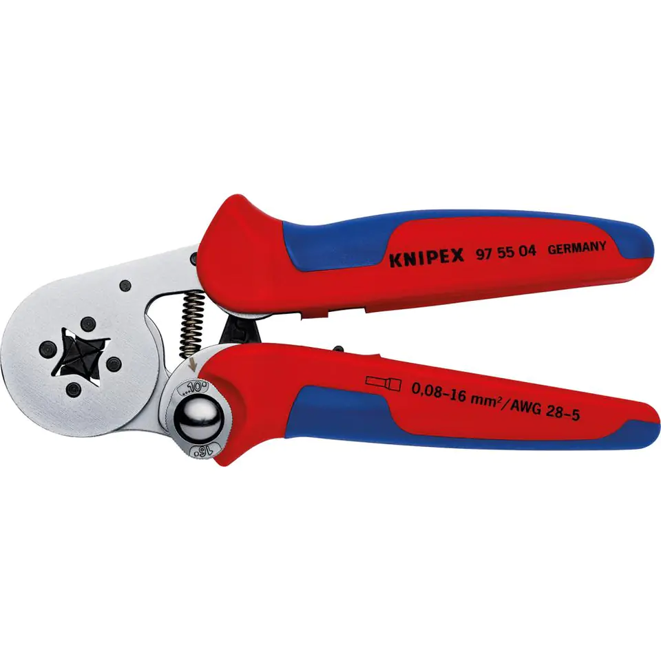 ⁨Szczypce dźwigniowe do zagniatania 97 55 04 KNIPEX⁩ w sklepie Wasserman.eu