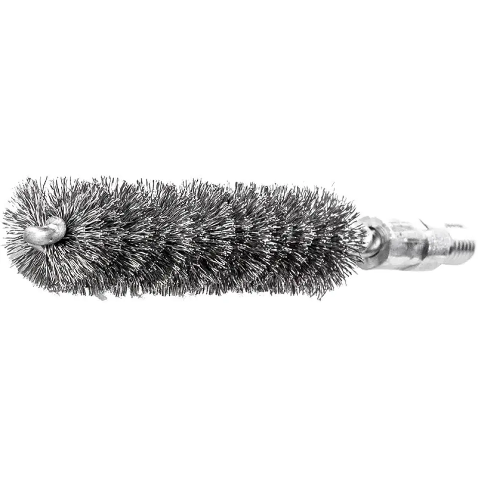 ⁨Pipe brush with M6Ø14mm thread, corrugated steel wire0,15mm Lessmann⁩ at Wasserman.eu