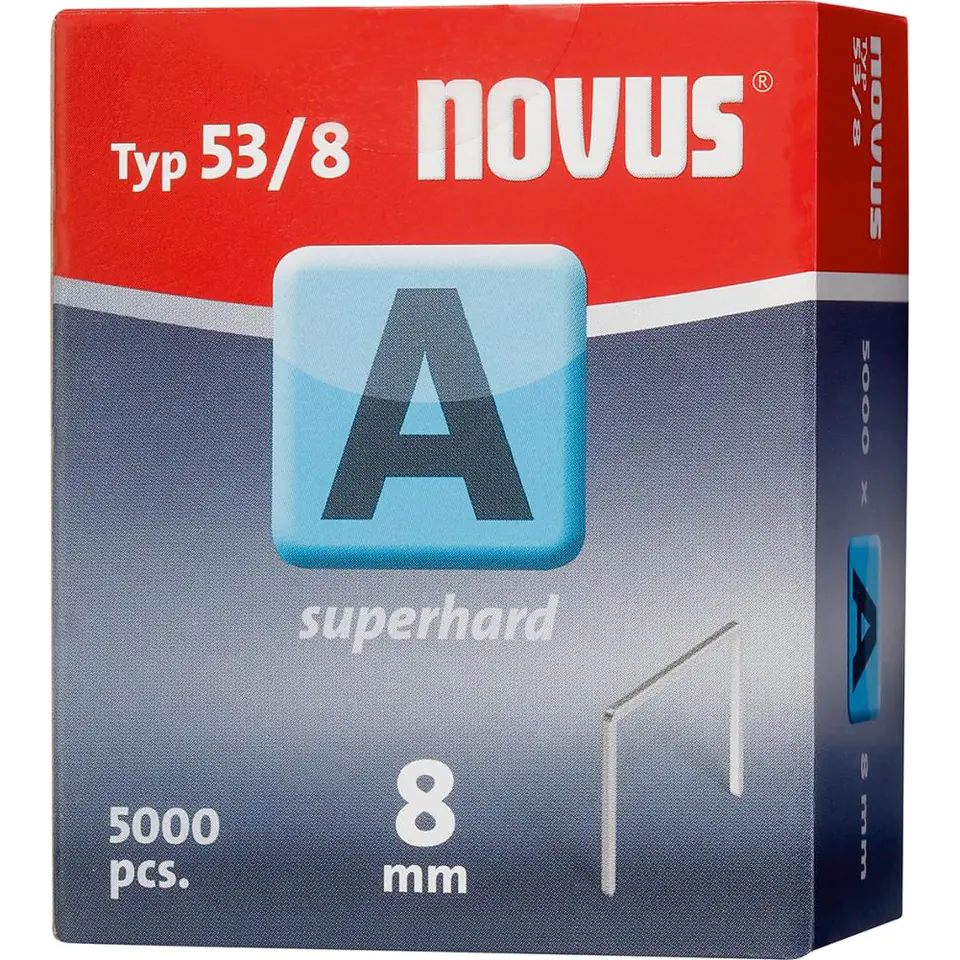 Stapel aus dünnem Draht A Typ 53/8 mm 5000 Stück Novus im Wasserman.eu