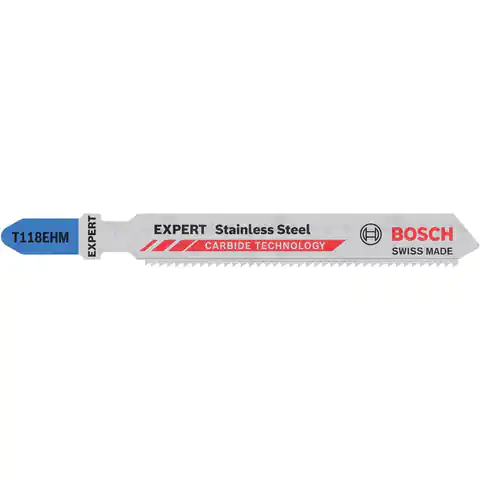 ⁨Jig saw blade Expert T 118 EHM,pack. 3pcs. Bosch⁩ at Wasserman.eu