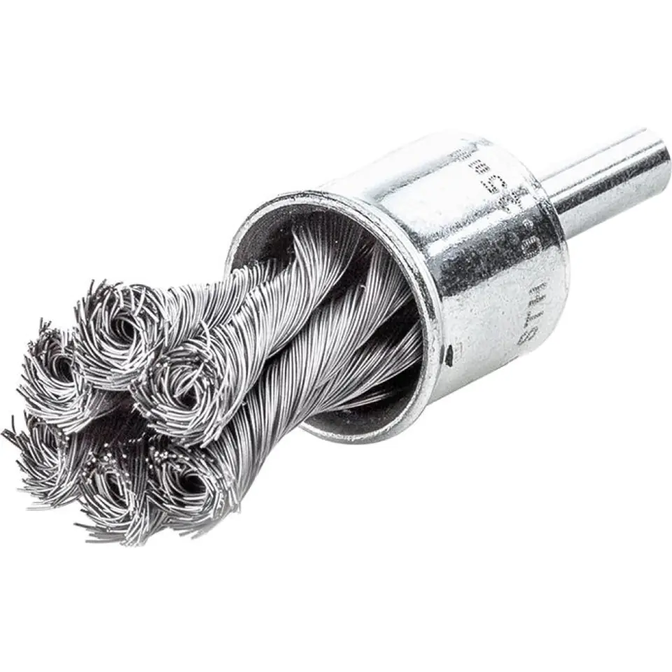 ⁨Brush brush, steel braided wire 19x28/72x0,35mm Lessmann⁩ at Wasserman.eu