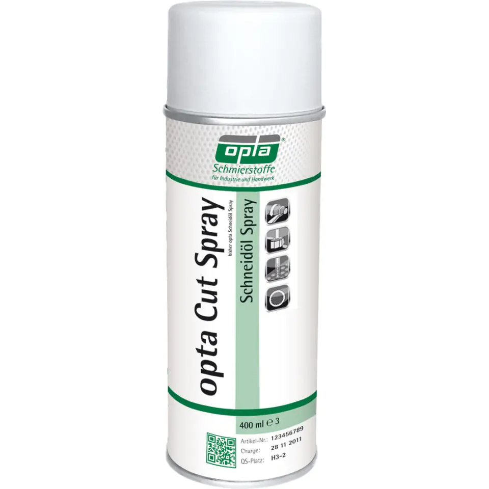 ⁨Olej do obrobki skraw.CUT w aerozolu,puszka 400 ml, OPTA⁩ w sklepie Wasserman.eu