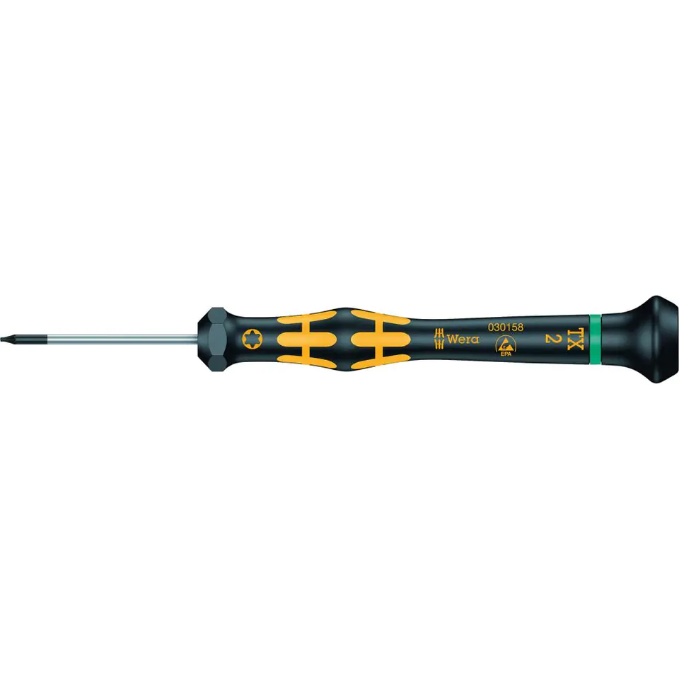 ⁨Wkrętak ESD dla elektroników T2x40mm Wera⁩ w sklepie Wasserman.eu