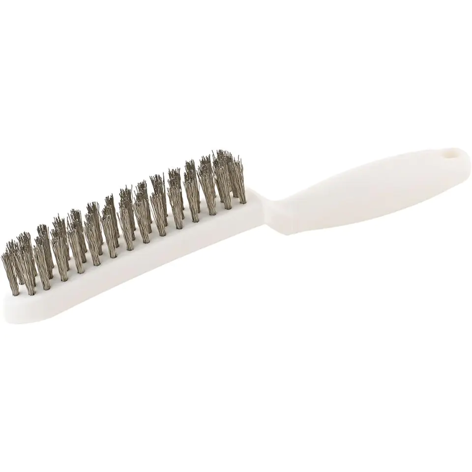 ⁨Wire brush from the warranty. with create.sztucz. Inox wavy.3-row.Lessmann⁩ at Wasserman.eu