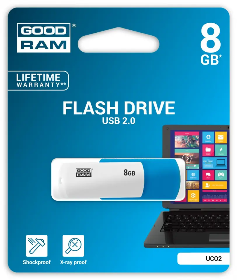 COLOR MIX 8GB PENDRIVE USB2.0 at Wasserman.eu