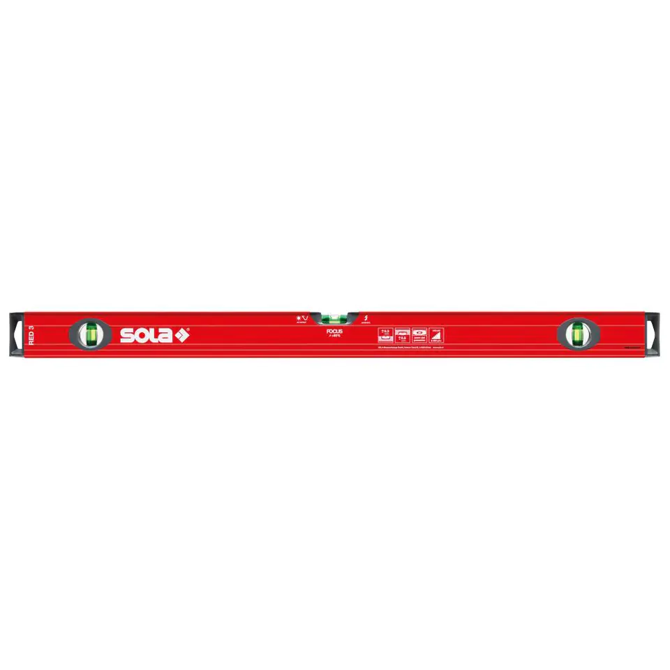 Poziomica magnetyczna LM Big REDM 3 100cm powlek.proszkowo Sola w sklepie Wasserman.eu