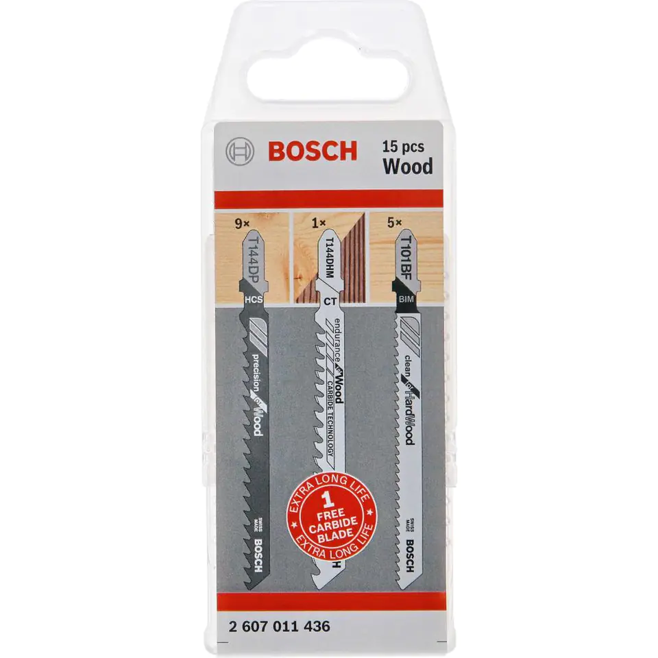 ⁨Set of wood saw blades 14 + 1 part Bosch⁩ at Wasserman.eu