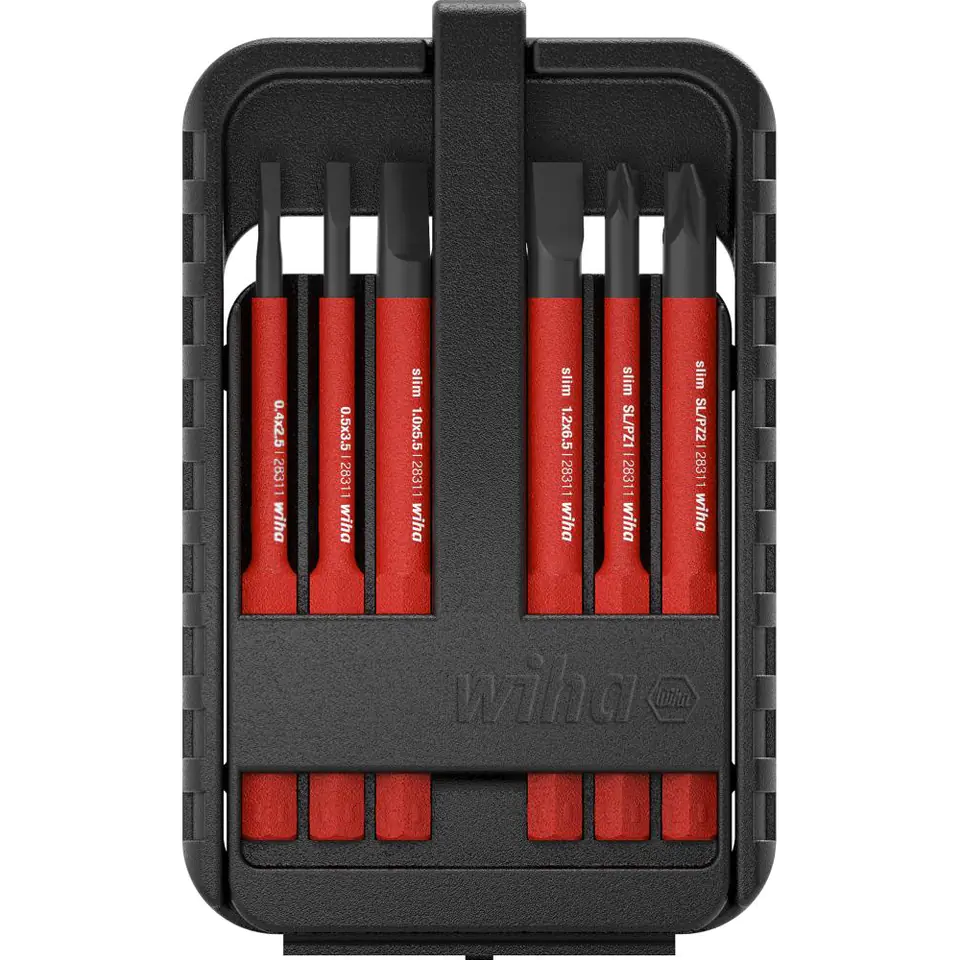 ⁨Zestaw bitów slimBit, TORX®  6-częściowy Wiha⁩ w sklepie Wasserman.eu