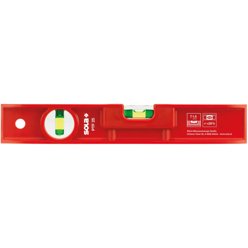 Poziomnica torpedo 25cm tworz.sztuczne w sklepie Wasserman.eu