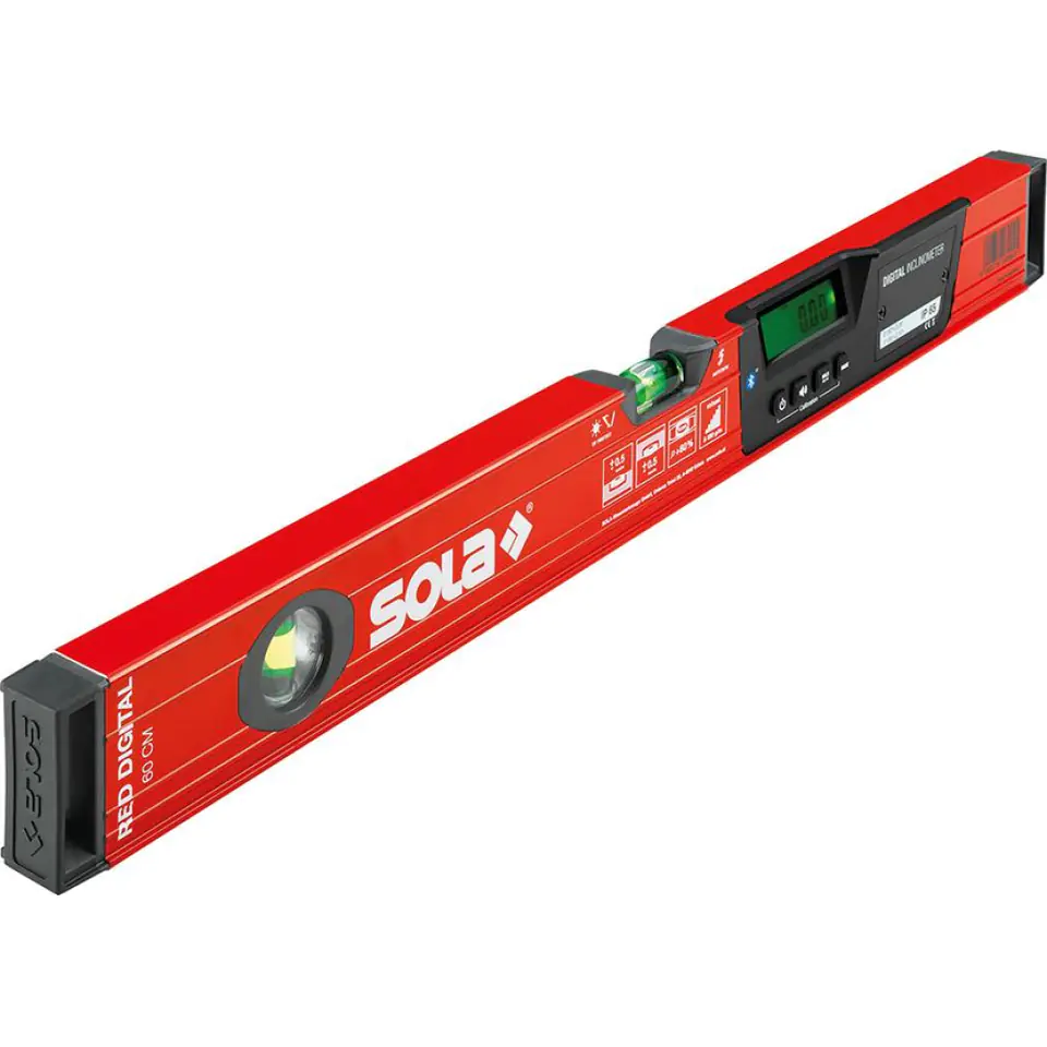 ⁨Digital spirit level RED 25 digital sola⁩ at Wasserman.eu