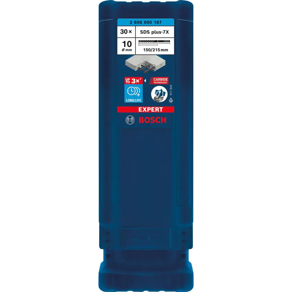⁨Wiertło udarowe SDSplus7x 10x150x215mm 30St EXPERT Bosch⁩ w sklepie Wasserman.eu