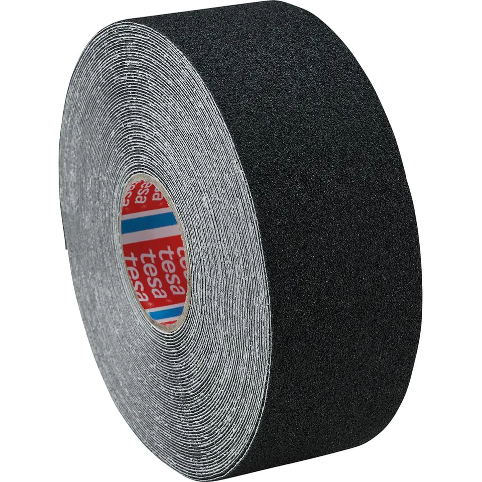 ⁨tesa tape, anti-slip. 15m x 50mm, Black⁩ at Wasserman.eu