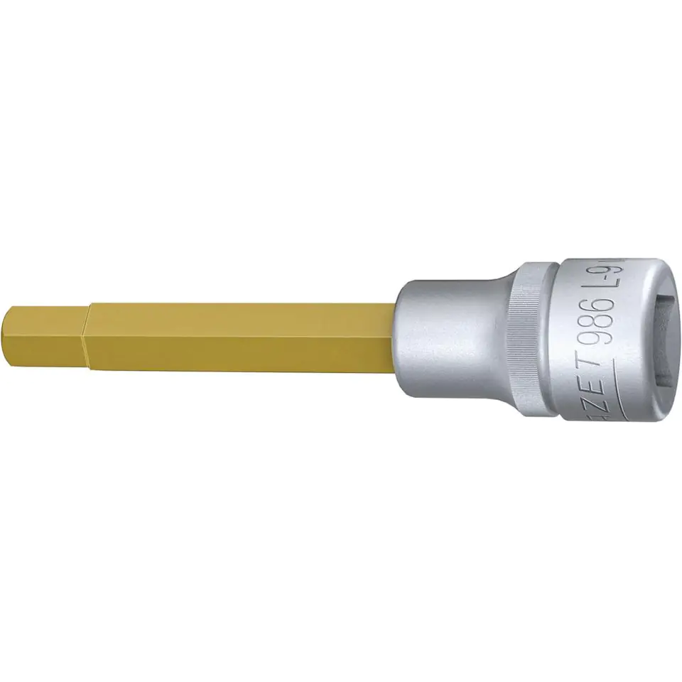 ⁨Screwdriver tips.1/2",for screws with nits. 6-angle. 9x100mm HAZET⁩ at Wasserman.eu