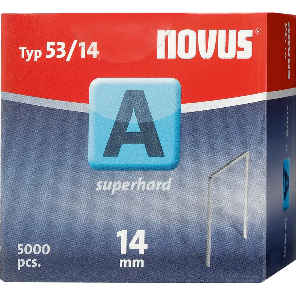 Zszywki z cienkiego drutu A typ 53/14 mm 5000 szt. Novus w sklepie Wasserman.eu