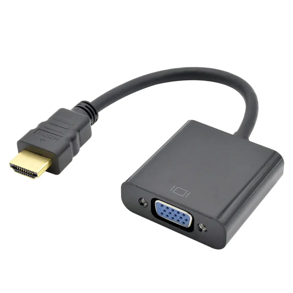 ⁨Adapter VGA F-HDMI M 15 cm.⁩ w sklepie Wasserman.eu