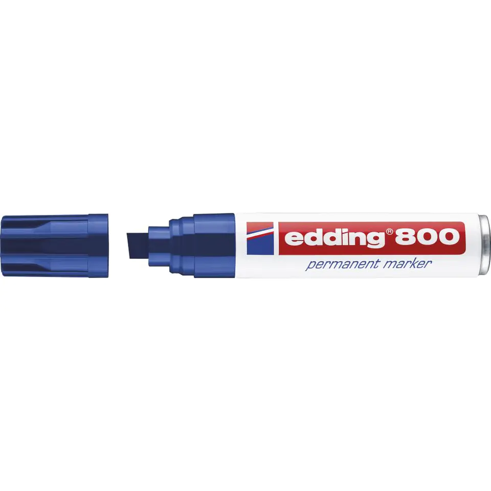 ⁨Marker permanentny 800 niebieski Edding⁩ w sklepie Wasserman.eu