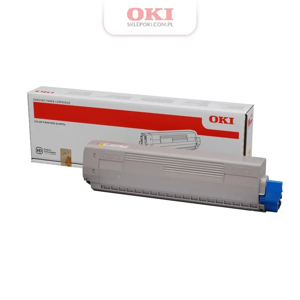 ⁨Toner Y C831/841 10k 44844505⁩ w sklepie Wasserman.eu