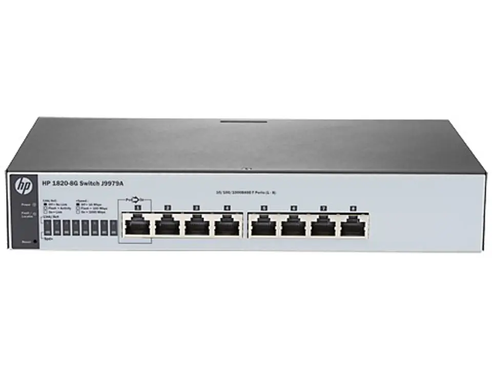 1820-8G Switch J9979A - Limited Lifetime Warranty at Wasserman.eu