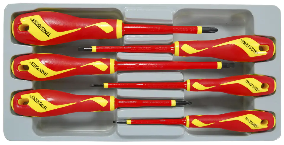 ⁨6pcs Insulated Screwdriver Kit 1000V MDV906N Teng Tools⁩ at Wasserman.eu