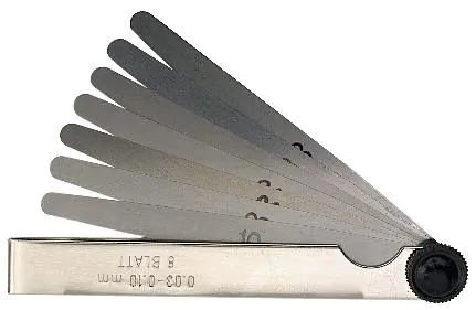 ⁨Feeler Gauge Plate 8 Plates 0.03-0.10mm Limit⁩ at Wasserman.eu