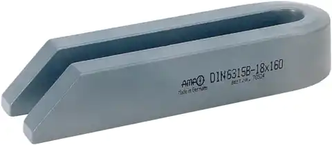 ⁨Łapa dociskowa widełkowa (ukośna) DIN6315B 22x250mm AMF⁩ w sklepie Wasserman.eu