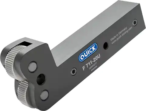 ⁨Narzędzie do radełkowania (bez rolek) F711-20U 20x8x6mm, chwyt 20x20mm QUICK⁩ w sklepie Wasserman.eu