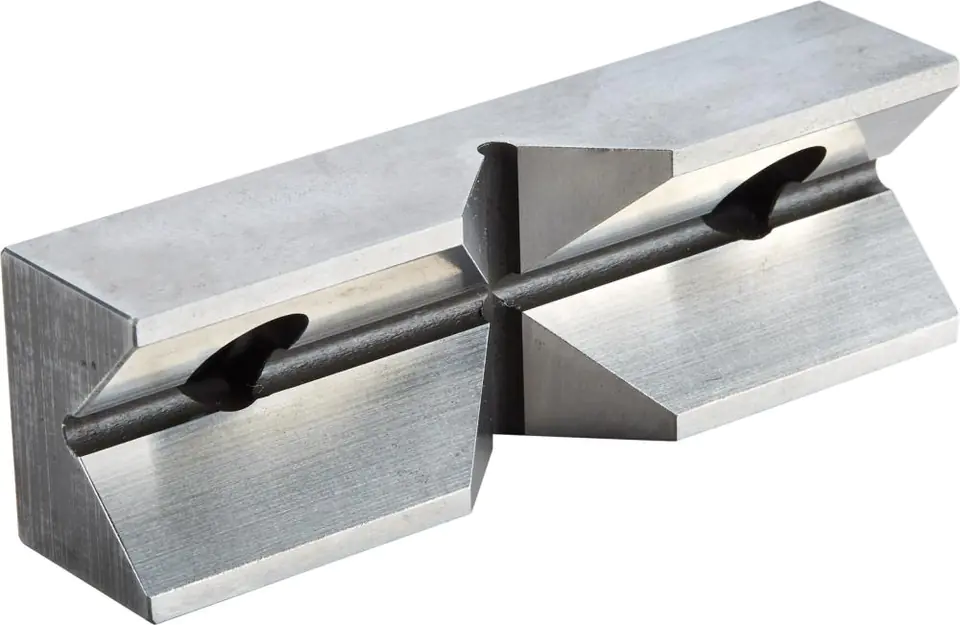 ⁨Szczęka mocująca  z pryzmą krzyżową do imadła maszynowego Arno/CNC 160mm KESEL⁩ w sklepie Wasserman.eu