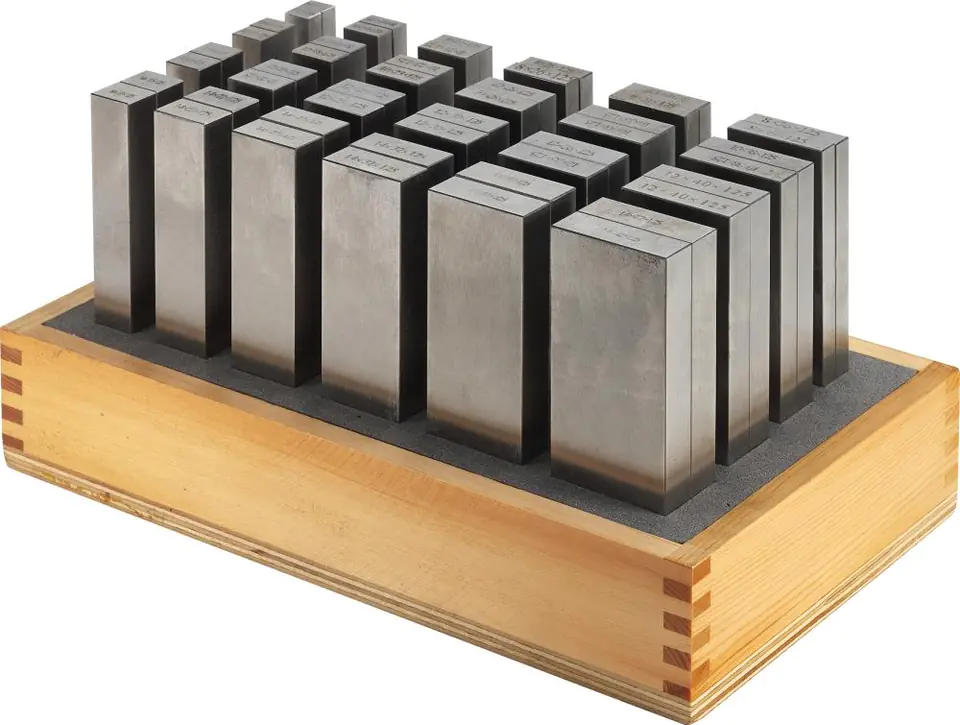 ⁨Zest.podkladek rownol. P,dl.100mm,w drew.stojaku AMF⁩ w sklepie Wasserman.eu