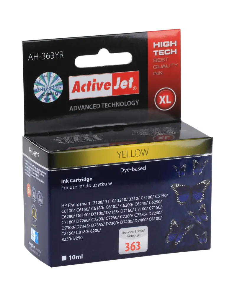 ACJ-AH-363YR Tusz ActiveJet do HP 363 żółty w sklepie Wasserman.eu