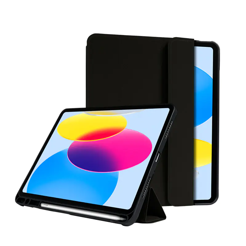 ⁨Crong FlexFolio – Etui iPad 10.9" (2022) z funkcją Apple Pencil (czarny)⁩ w sklepie Wasserman.eu