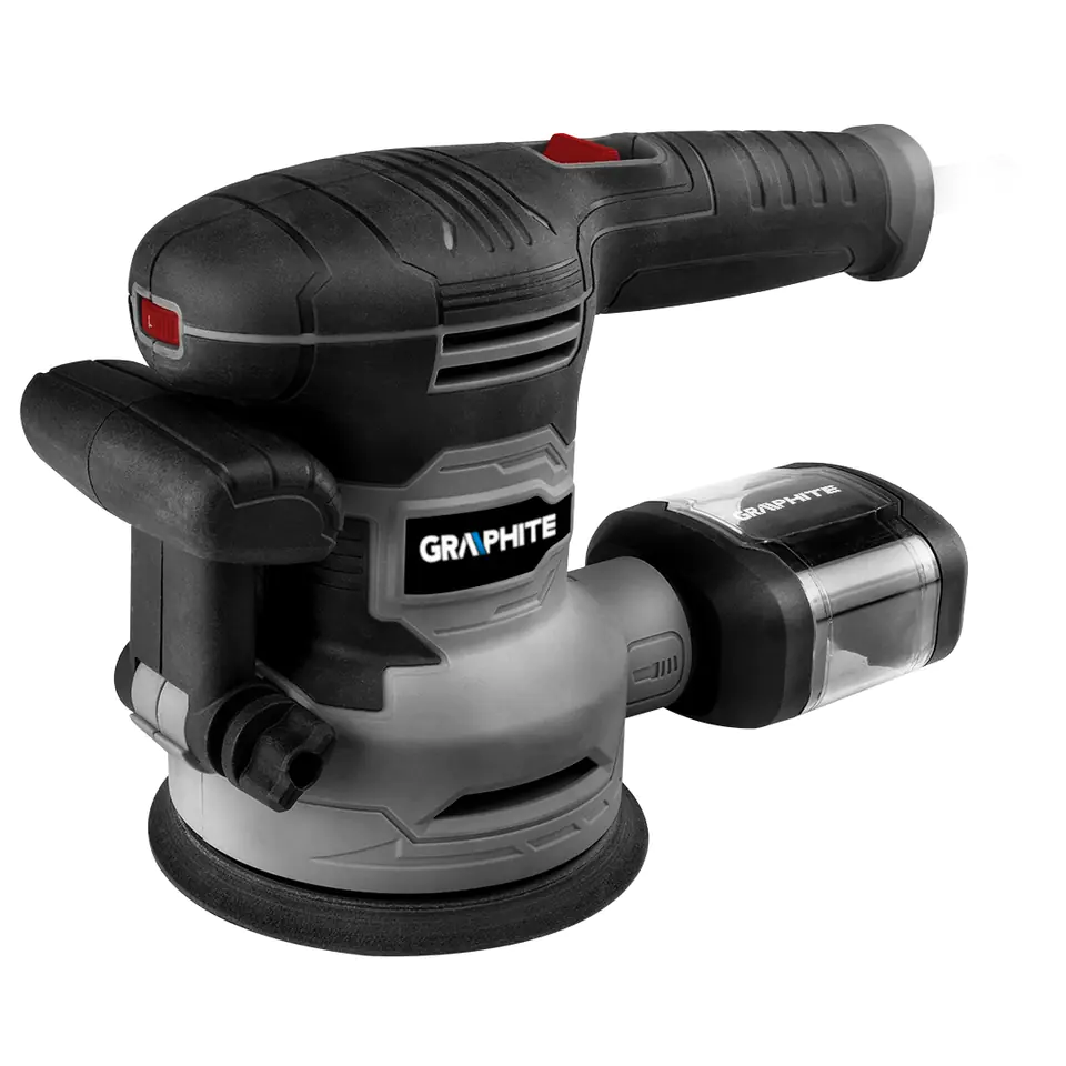 ⁨Szlifierka mimośrodowa 450W, tarcza 125/150 mm, walizka⁩ w sklepie Wasserman.eu