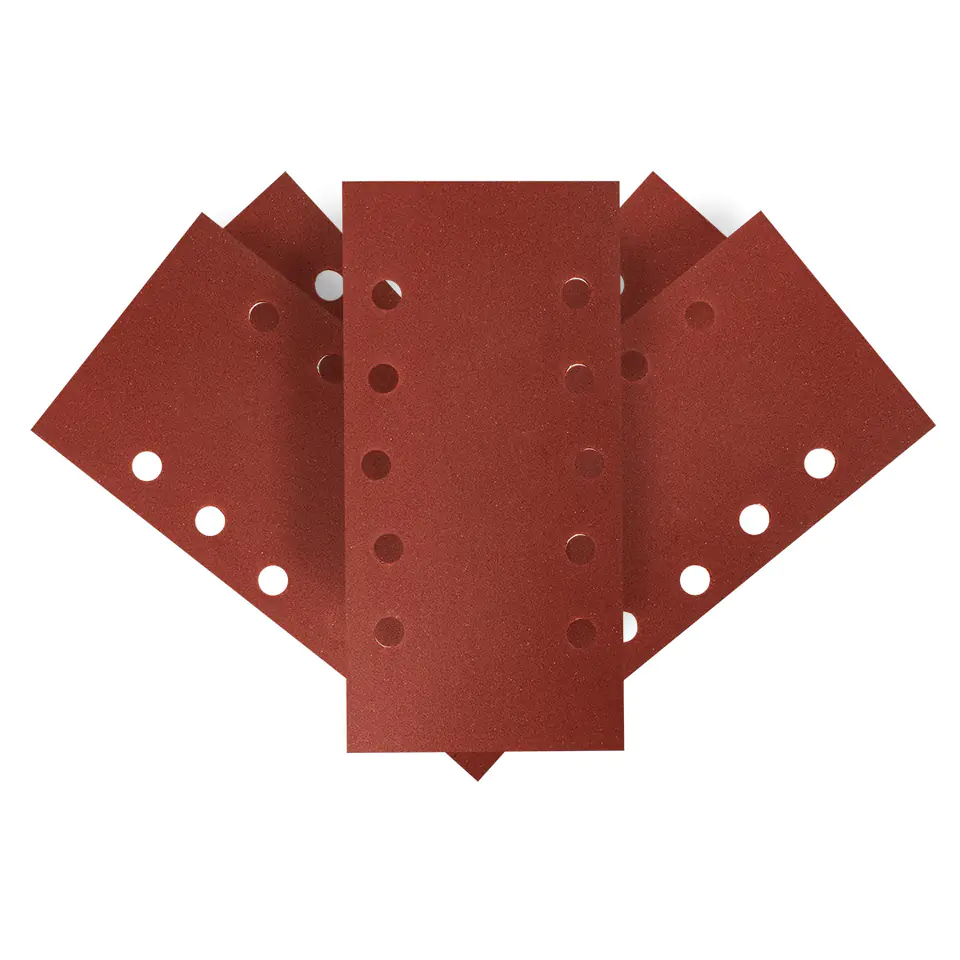 ⁨Velcro sandpaper 115 x 230 mm, K240, set of 5 p(s), with holes⁩ at Wasserman.eu