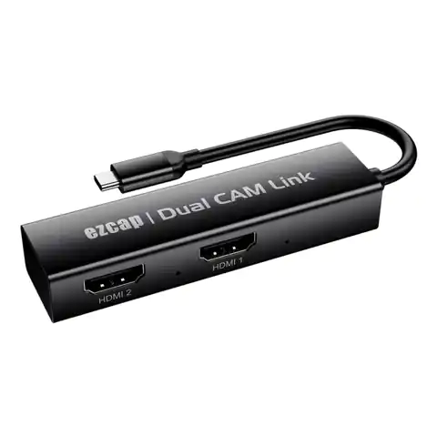 ⁨HDMI 2 kanałowy Grabber Video USB-C Ezcap314 CAM⁩ w sklepie Wasserman.eu
