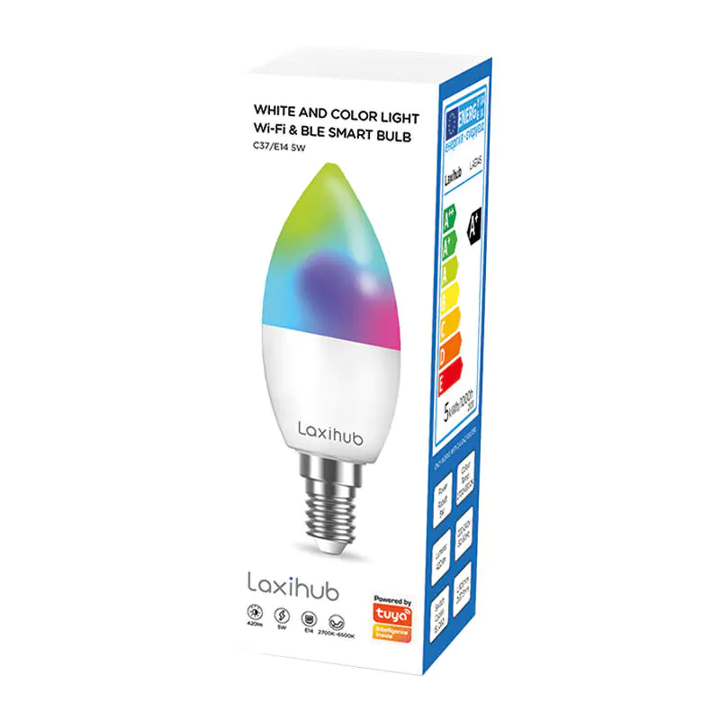 ⁨Laxihub LAE14S Smart LED Bulb Wifi Bluetooth TUYA (2)⁩ at Wasserman.eu