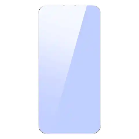 ⁨Szkło hartowane z filtrem światła niebieskiego 0.3mm Baseus do iPhone 14 Pro Max (2szt)⁩ w sklepie Wasserman.eu