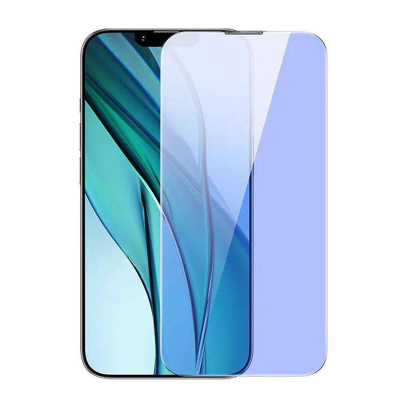 ⁨Szkło hartowane z powłoką przeciwpyłową i filtrem światła niebieskiego 0.3mm Baseus Crystal do iPhone 14 Plus/ 13 Pro Max (2szt)⁩ w sklepie Wasserman.eu