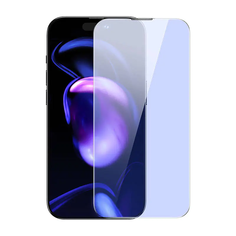 ⁨Szkło hartowane z powłoką przeciwpyłową i filtrem światła niebieskiego 0.3mm Baseus Crystal do iPhone 14 Pro Max (2szt)⁩ w sklepie Wasserman.eu