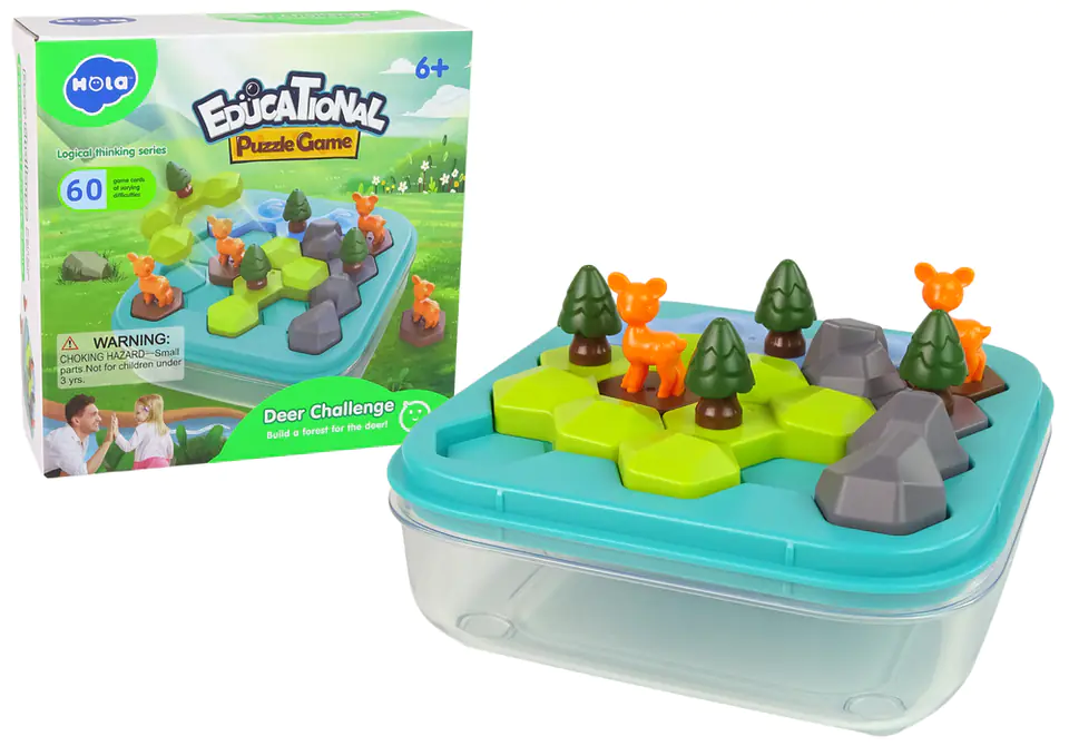 ⁨Tetris Educational Puzzle Game Forest Animals Puzzle⁩ at Wasserman.eu