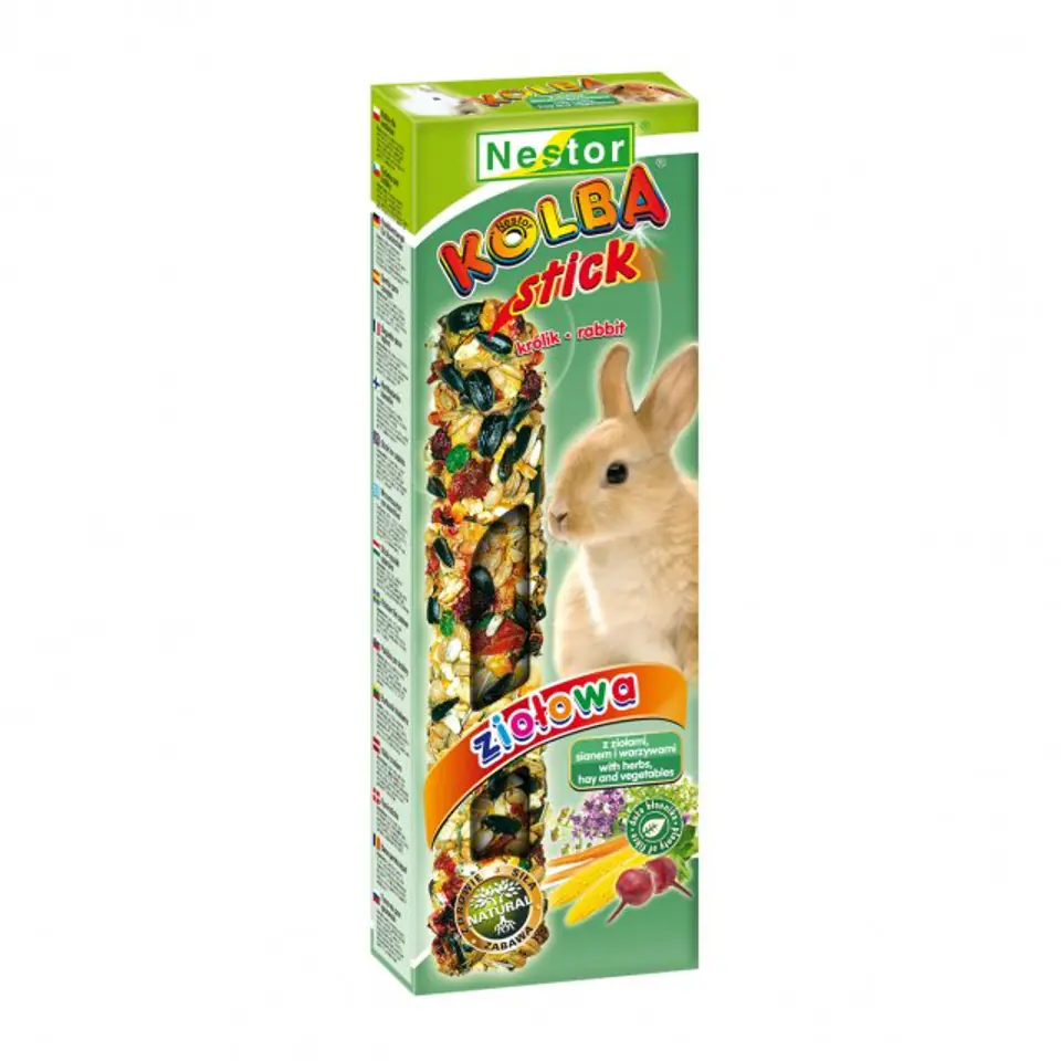 ⁨NESTOR COB RABBIT HERBS, HAY, VEGETABLES 115g⁩ at Wasserman.eu