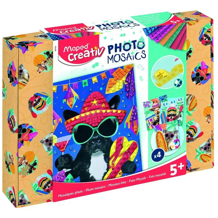 ⁨Creativ Fotomozaiki - zwierzaki podróżniaki 907051⁩ w sklepie Wasserman.eu