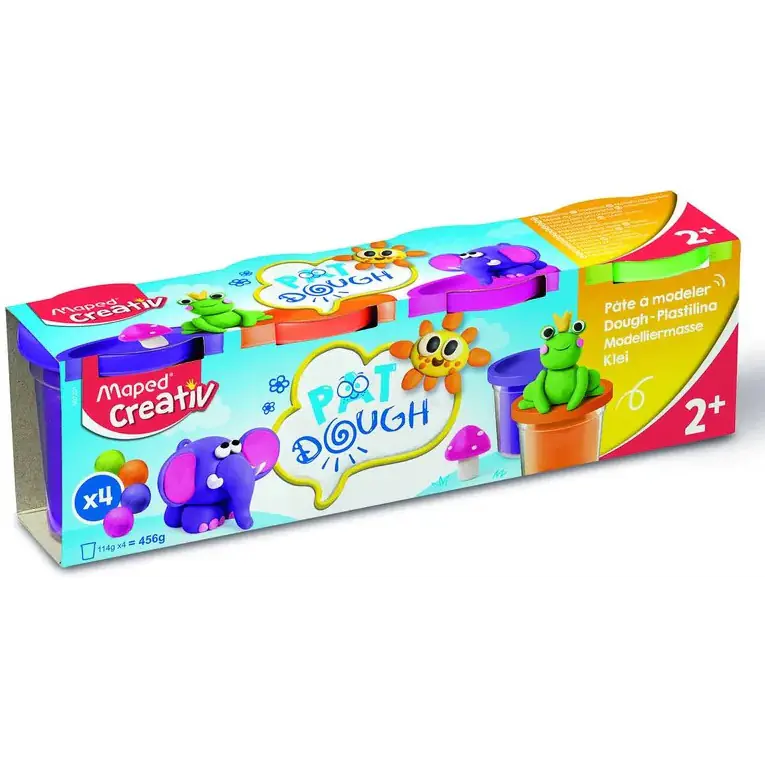 ⁨Creativ masa plastyczna 4x114g kolory fancy 907201⁩ w sklepie Wasserman.eu