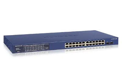 ⁨NETGEAR GS724TPP Managed L2/L3/L4 Gigabit Ethernet (10/100/1000) Power over Ethernet (PoE) Blue⁩ at Wasserman.eu