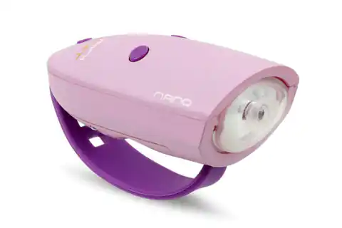 ⁨Lampka rowerowa z klaksonem HORNIT Nano Pink /Purple 6266PIP⁩ w sklepie Wasserman.eu